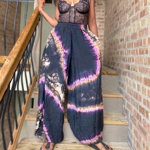Tye dye harem pants